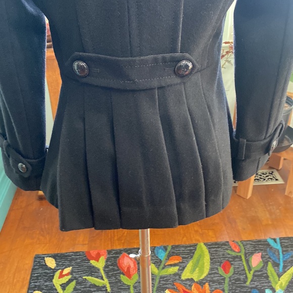 Express black pea coat size S/P - Picture 4 of 6
